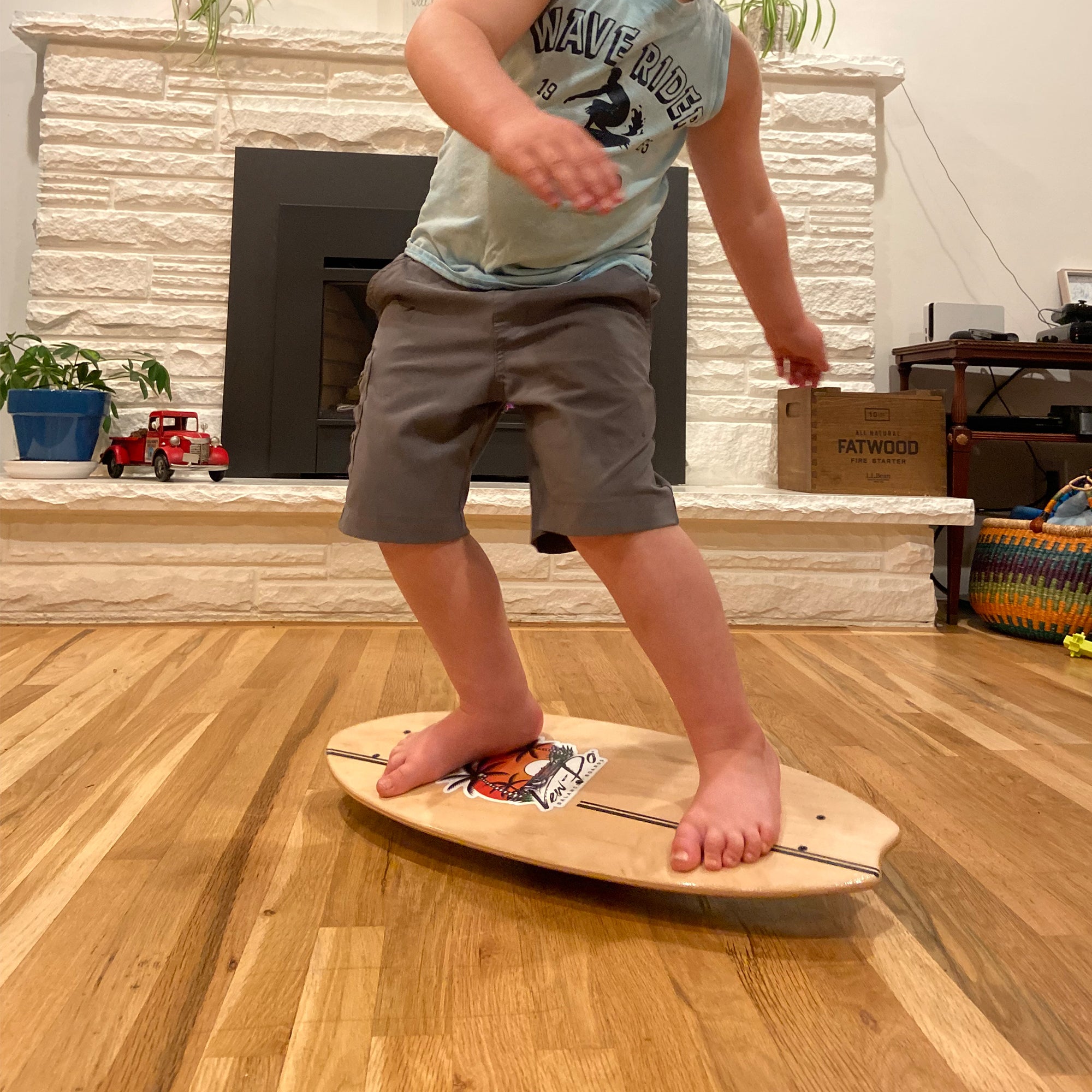 Wood Surf Practice Balance Board Wooden Surf Balance Board